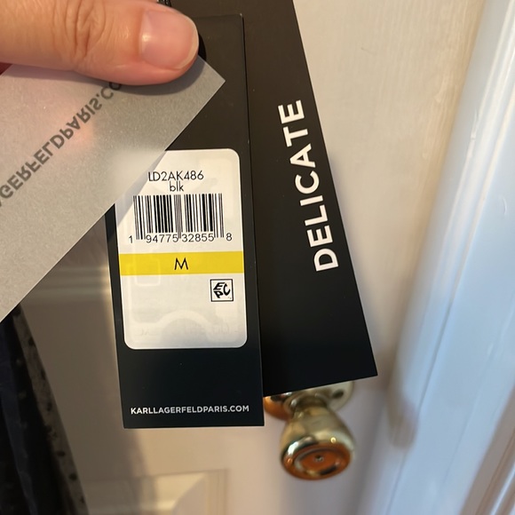 🆕 Karl Lagerfeld Paris Pleated A-Line Dress NWT - Picture 5 of 12